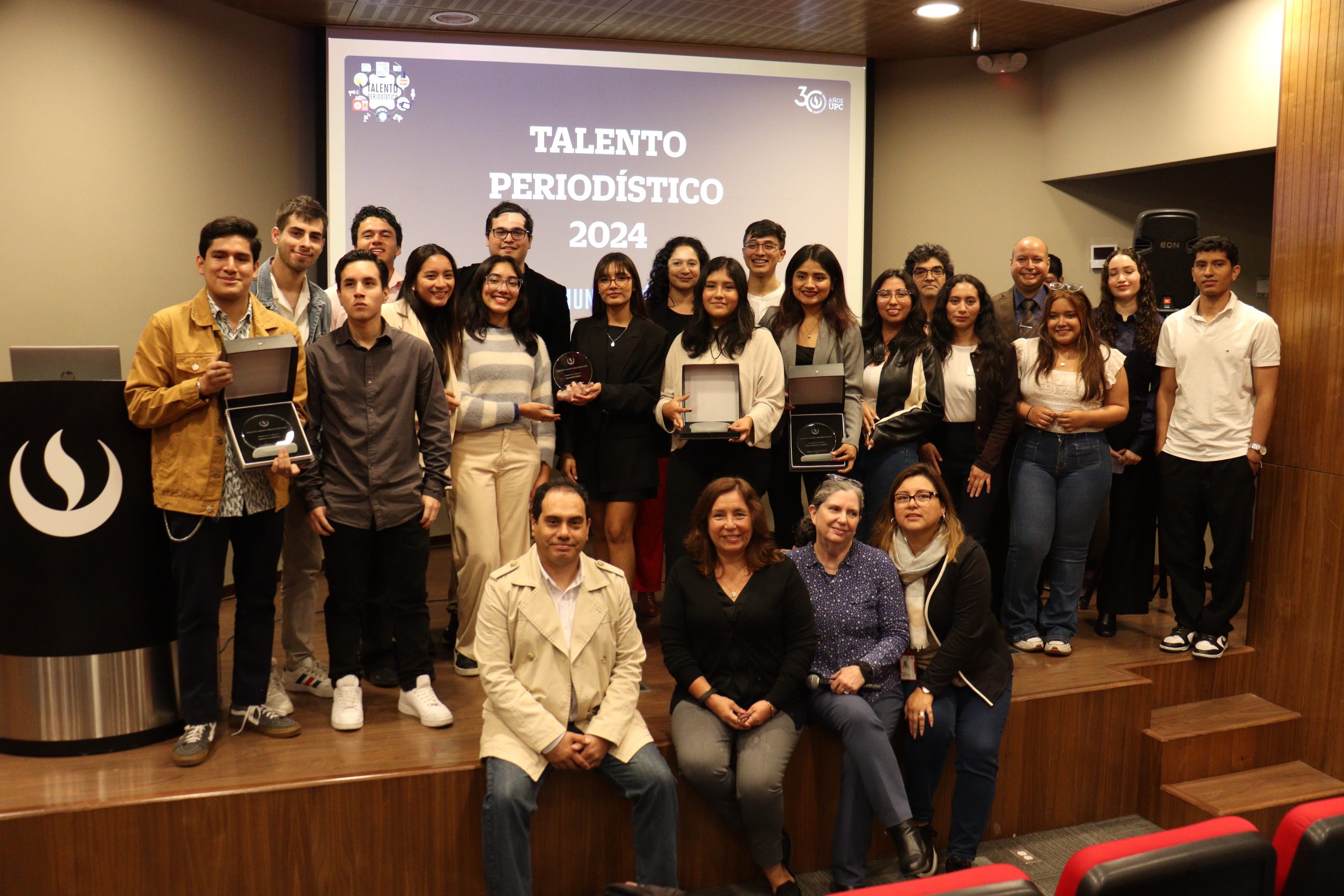 La Carrera de Comunicación y Periodismo de la UPC reconoce el Talento Periodístico 2024